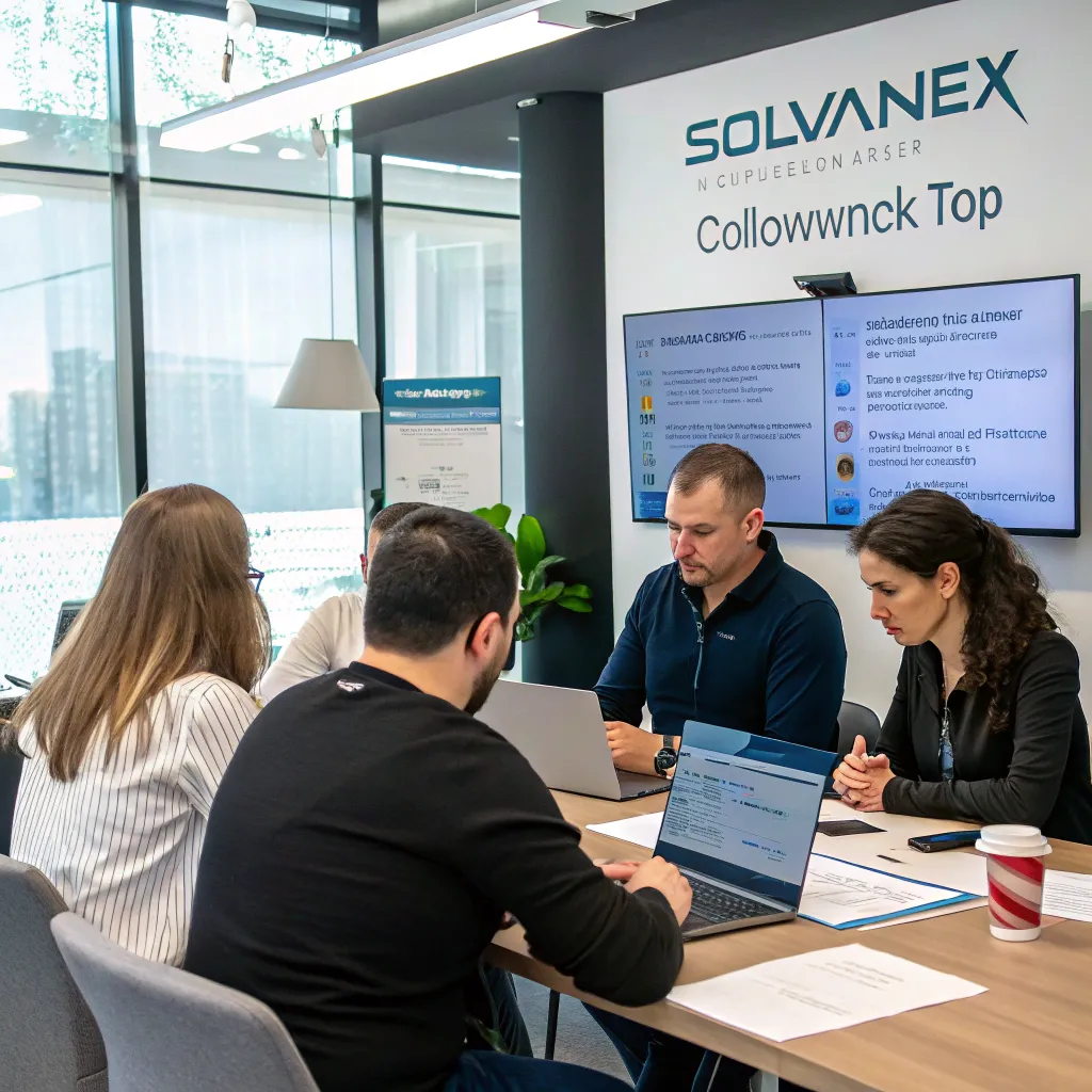 SOLVIANEX team conducting a workshop